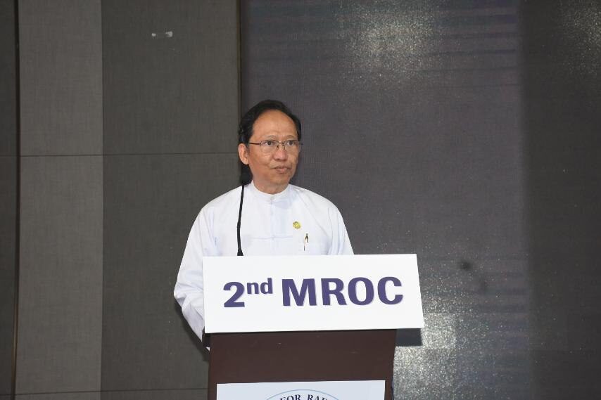 ကျန်းမာရေးဝန်ကြီးဌာန ပြည်ထောင်စုဝန်ကြီး ပါမောက္ခဒေါက်တာသက်ခိုင်ဝင်း ဒုတိယအကြိမ်မြောက် မြန်မာနိုင်ငံ ကင်ဆာရောဂါဆိုင်ရာ ဓာတ်ရောင်ခြည်ဆေးကုသမှု ပညာရှင်များ၏ ညီလာခံဖွင့်ပွဲအခမ်းအနားသို့ တက်ရောက်