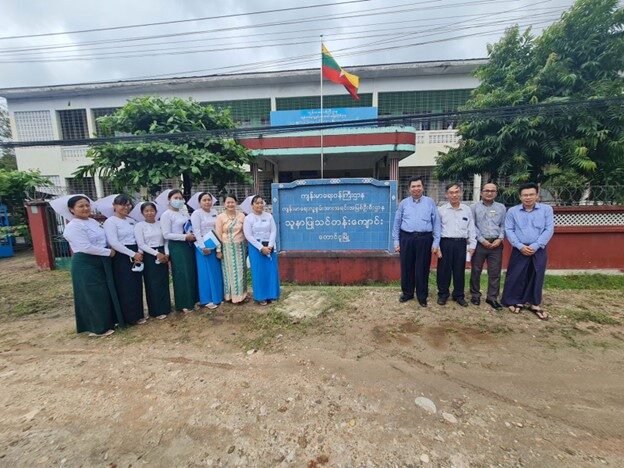 ကျန်းမာရေးဝန်ကြီးဌာန ကျန်းမာရေးလူ့စွမ်းအားအရင်းအမြစ်ဦးစီးဌာနညွှန်ကြားရေးမှူးချုပ်နှင့် အဖွဲ့ “သူနာပြုသင်တန်းကျောင်း (တောင်ငူ)နှင့် သားဖွားသင်တန်းကျောင်း (တောင်ငူ)မြို့သို့သွားရောက်စစ်ဆေးခြင်း