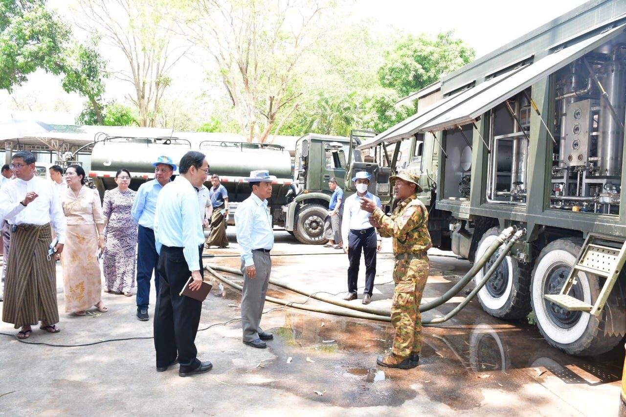 ကျန်းမာရေးဝန်ကြီးဌာန၊ ပြည်ထောင်စုဝန်ကြီး ဒေါက်တာ သက်ခိုင်ဝင်း နေပြည်တော်အတွင်း ငလျင်ဘေးသင့်ပြည်သူများအား ကျန်းမာရေးစောင့်ရှောက်ပေးနေမှုအခြေအနေများကိုကြည့်ရှုစစ်ဆေး