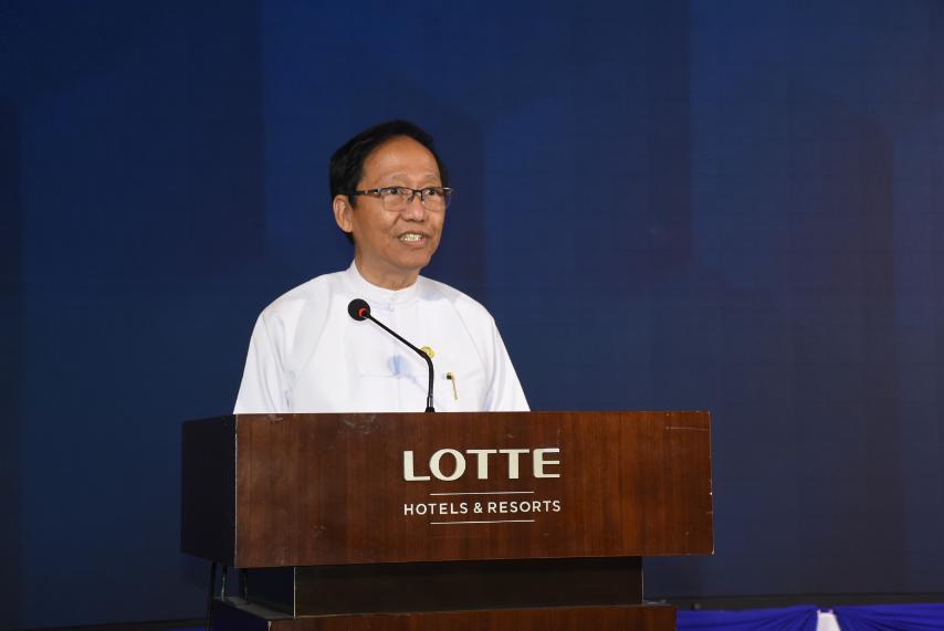 မြန်မာနိုင်ငံဆေးပညာအဖွဲ့၏ အကြိမ်(၂၀)မြောက် ဆေးပညာညီလာခံဖွင့်ပွဲသို့ ကျန်းမာရေးဝန်ကြီးဌာန၊ ပြည်ထောင်စုဝန်ကြီး ပါမောက္ခဒေါက်တာသက်ခိုင်ဝင်း တက်ရောက်အဖွင့်အမှာစကားပြောကြား